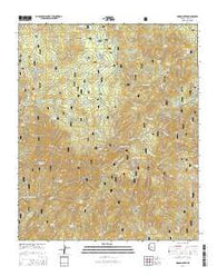 Groom Creek Arizona Current topographic map, 1:24000 scale, 7.5 X 7.5 Minute, Year 2014