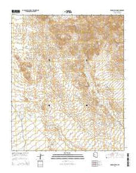 Groom Spring Arizona Current topographic map, 1:24000 scale, 7.5 X 7.5 Minute, Year 2014