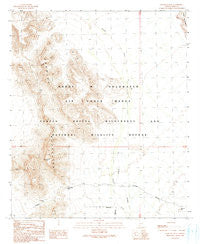 Growler Peak Arizona Historical topographic map, 1:24000 scale, 7.5 X 7.5 Minute, Year 1990
