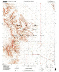 Growler Peak Arizona Historical topographic map, 1:24000 scale, 7.5 X 7.5 Minute, Year 1996