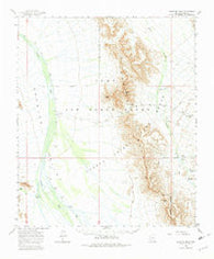 Growler Peak Arizona Historical topographic map, 1:62500 scale, 15 X 15 Minute, Year 1964
