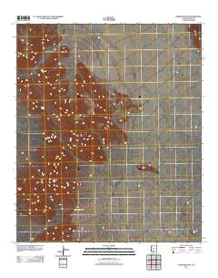 Growler Peak Arizona Historical topographic map, 1:24000 scale, 7.5 X 7.5 Minute, Year 2011