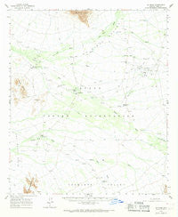 Gu Oidak Arizona Historical topographic map, 1:62500 scale, 15 X 15 Minute, Year 1963
