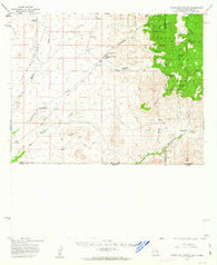 Guadalupe Canyon Arizona Historical topographic map, 1:62500 scale, 15 X 15 Minute, Year 1958