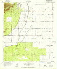 Guadalupe Arizona Historical topographic map, 1:24000 scale, 7.5 X 7.5 Minute, Year 1952