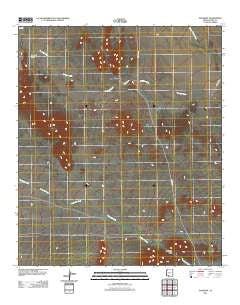 Gunsight Arizona Historical topographic map, 1:24000 scale, 7.5 X 7.5 Minute, Year 2011