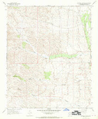 Gunsight Canyon Arizona Historical topographic map, 1:24000 scale, 7.5 X 7.5 Minute, Year 1967