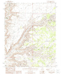 Gunsight Point Arizona Historical topographic map, 1:24000 scale, 7.5 X 7.5 Minute, Year 1988