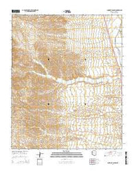 Gunsight Canyon Arizona Current topographic map, 1:24000 scale, 7.5 X 7.5 Minute, Year 2014