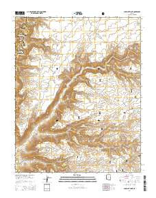 Gunsight Point Arizona Current topographic map, 1:24000 scale, 7.5 X 7.5 Minute, Year 2014