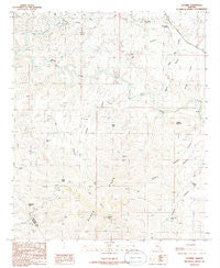 Guthrie Arizona Historical topographic map, 1:24000 scale, 7.5 X 7.5 Minute, Year 1986