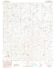 Guthrie Arizona Historical topographic map, 1:24000 scale, 7.5 X 7.5 Minute, Year 1986