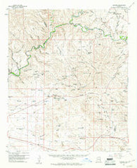 Guthrie Arizona Historical topographic map, 1:62500 scale, 15 X 15 Minute, Year 1960