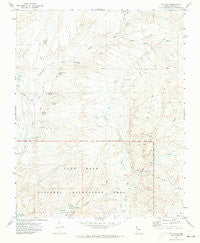 Gyp Hills Arizona Historical topographic map, 1:24000 scale, 7.5 X 7.5 Minute, Year 1971