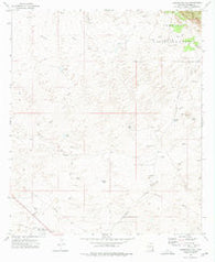Haberstock Hill Arizona Historical topographic map, 1:24000 scale, 7.5 X 7.5 Minute, Year 1973