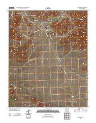 Hackberry Arizona Historical topographic map, 1:24000 scale, 7.5 X 7.5 Minute, Year 2011
