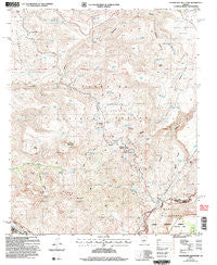 Hackberry Mountain Arizona Historical topographic map, 1:24000 scale, 7.5 X 7.5 Minute, Year 2004