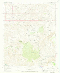 Hackberry Mtn. Arizona Historical topographic map, 1:24000 scale, 7.5 X 7.5 Minute, Year 1967