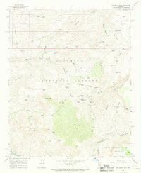 Hackberry Mtn. Arizona Historical topographic map, 1:24000 scale, 7.5 X 7.5 Minute, Year 1967