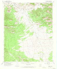Hackberry Arizona Historical topographic map, 1:24000 scale, 7.5 X 7.5 Minute, Year 1968