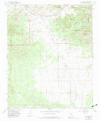 Hackberry Arizona Historical topographic map, 1:24000 scale, 7.5 X 7.5 Minute, Year 1968