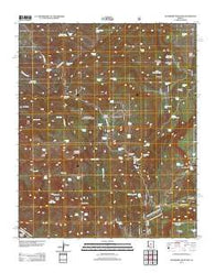 Hackberry Mountain Arizona Historical topographic map, 1:24000 scale, 7.5 X 7.5 Minute, Year 2012