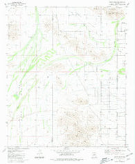 Haley Hills Arizona Historical topographic map, 1:24000 scale, 7.5 X 7.5 Minute, Year 1981