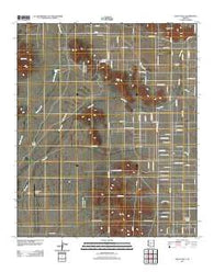 Haley Hills Arizona Historical topographic map, 1:24000 scale, 7.5 X 7.5 Minute, Year 2011