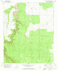 Hamilton Crossing Arizona Historical topographic map, 1:24000 scale, 7.5 X 7.5 Minute, Year 1970