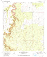 Hamilton Crossing Arizona Historical topographic map, 1:24000 scale, 7.5 X 7.5 Minute, Year 1970