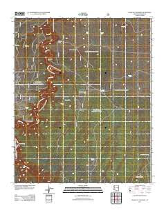 Hamilton Crossing Arizona Historical topographic map, 1:24000 scale, 7.5 X 7.5 Minute, Year 2011