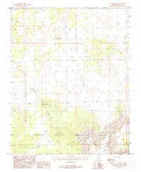 Hancock Knolls Arizona Historical topographic map, 1:24000 scale, 7.5 X 7.5 Minute, Year 1988