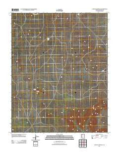 Hancock Knolls Arizona Historical topographic map, 1:24000 scale, 7.5 X 7.5 Minute, Year 2011