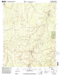 Hanks Draw Arizona Historical topographic map, 1:24000 scale, 7.5 X 7.5 Minute, Year 1998
