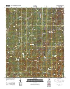 Hanks Draw Arizona Historical topographic map, 1:24000 scale, 7.5 X 7.5 Minute, Year 2011
