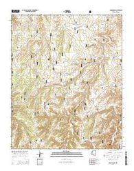 Hanks Draw Arizona Current topographic map, 1:24000 scale, 7.5 X 7.5 Minute, Year 2014
