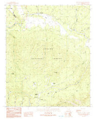 Hannagan Meadow Arizona Historical topographic map, 1:24000 scale, 7.5 X 7.5 Minute, Year 1991