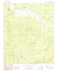 Hannagan Meadow Arizona Historical topographic map, 1:24000 scale, 7.5 X 7.5 Minute, Year 1991