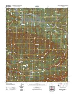 Hannagan Meadow Arizona Historical topographic map, 1:24000 scale, 7.5 X 7.5 Minute, Year 2011