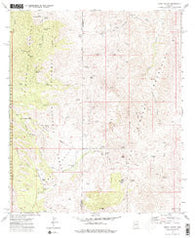 Happy Valley Arizona Historical topographic map, 1:24000 scale, 7.5 X 7.5 Minute, Year 1973