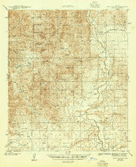 Happy Valley Arizona Historical topographic map, 1:62500 scale, 15 X 15 Minute, Year 1945