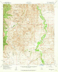Happy Valley Arizona Historical topographic map, 1:62500 scale, 15 X 15 Minute, Year 1958