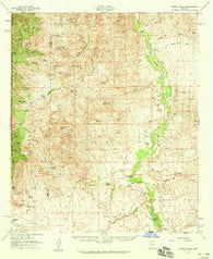 Happy Valley Arizona Historical topographic map, 1:62500 scale, 15 X 15 Minute, Year 1958