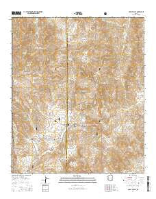 Happy Valley Arizona Current topographic map, 1:24000 scale, 7.5 X 7.5 Minute, Year 2014