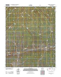 Harbison Tank Arizona Historical topographic map, 1:24000 scale, 7.5 X 7.5 Minute, Year 2012