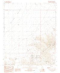 Harcuvar Peak Arizona Historical topographic map, 1:24000 scale, 7.5 X 7.5 Minute, Year 1990
