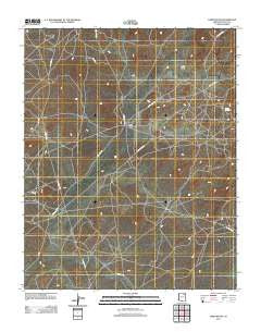 Hard Rocks Arizona Historical topographic map, 1:24000 scale, 7.5 X 7.5 Minute, Year 2011