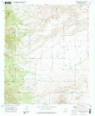 Harrison Canyon Arizona Historical topographic map, 1:24000 scale, 7.5 X 7.5 Minute, Year 1972