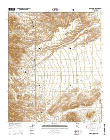 Harrison Canyon Arizona Current topographic map, 1:24000 scale, 7.5 X 7.5 Minute, Year 2014