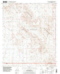Hat Mountain SW Arizona Historical topographic map, 1:24000 scale, 7.5 X 7.5 Minute, Year 1996